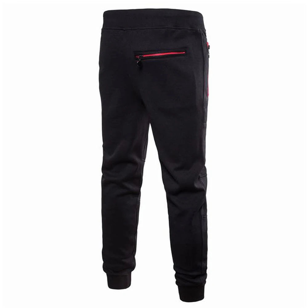 Athletifit - Mens Running/Workout Pants With Zipper Pockets