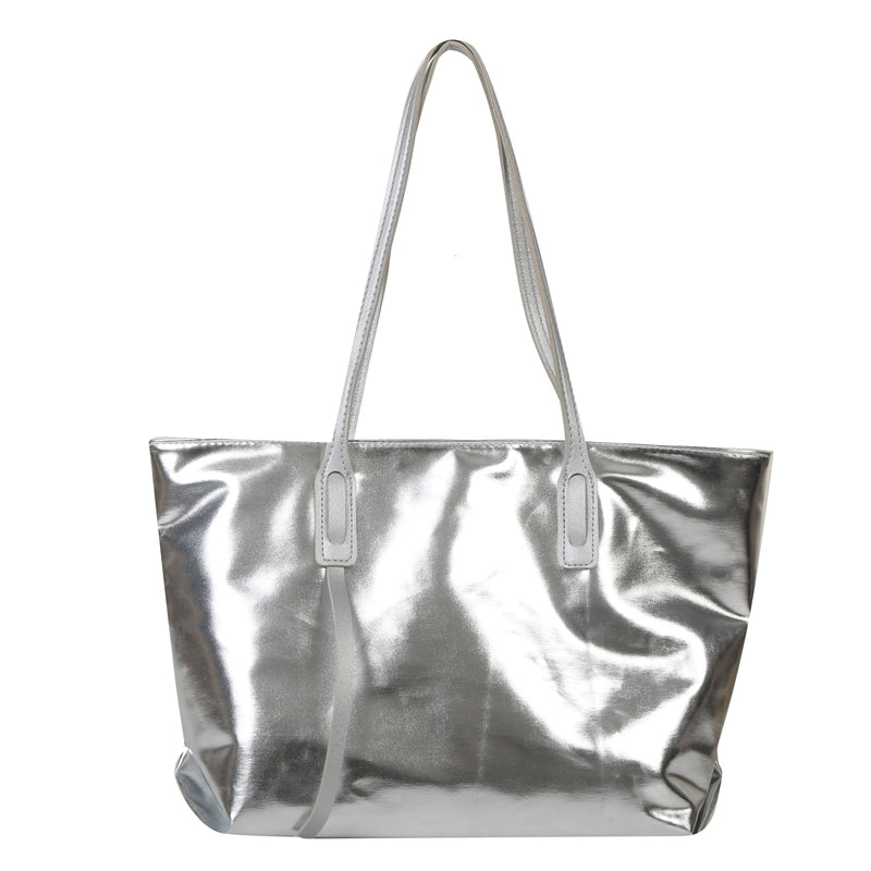 The Ultimate Large Silver Satchel