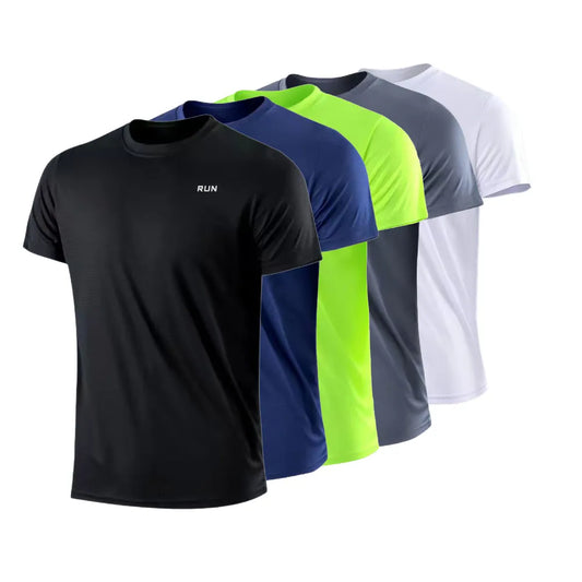 AthletiFit - Men's Quick Dry Short Sleeve T-Shirt