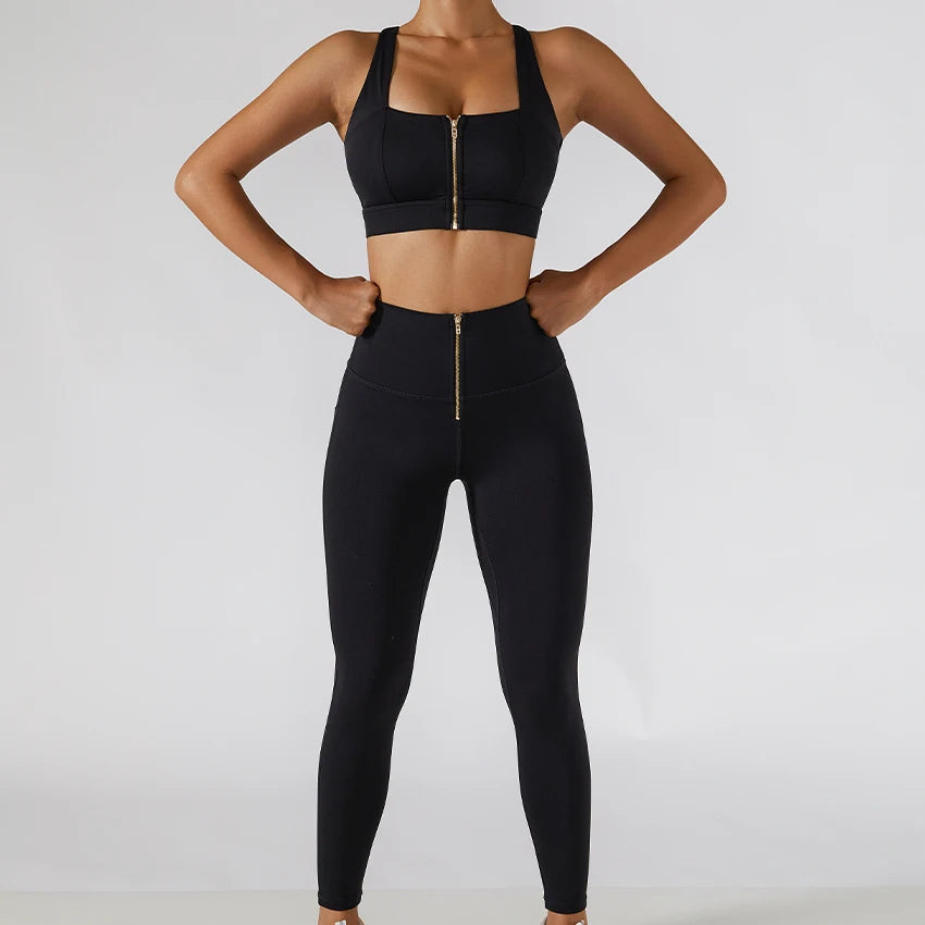 Athletifit - Women's Fashion Yoga/Workout Set - 2 pieces