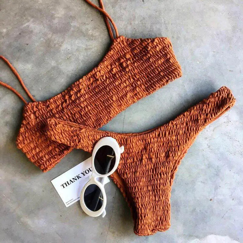 Sexy Boho Chic Two Piece Bikini Set