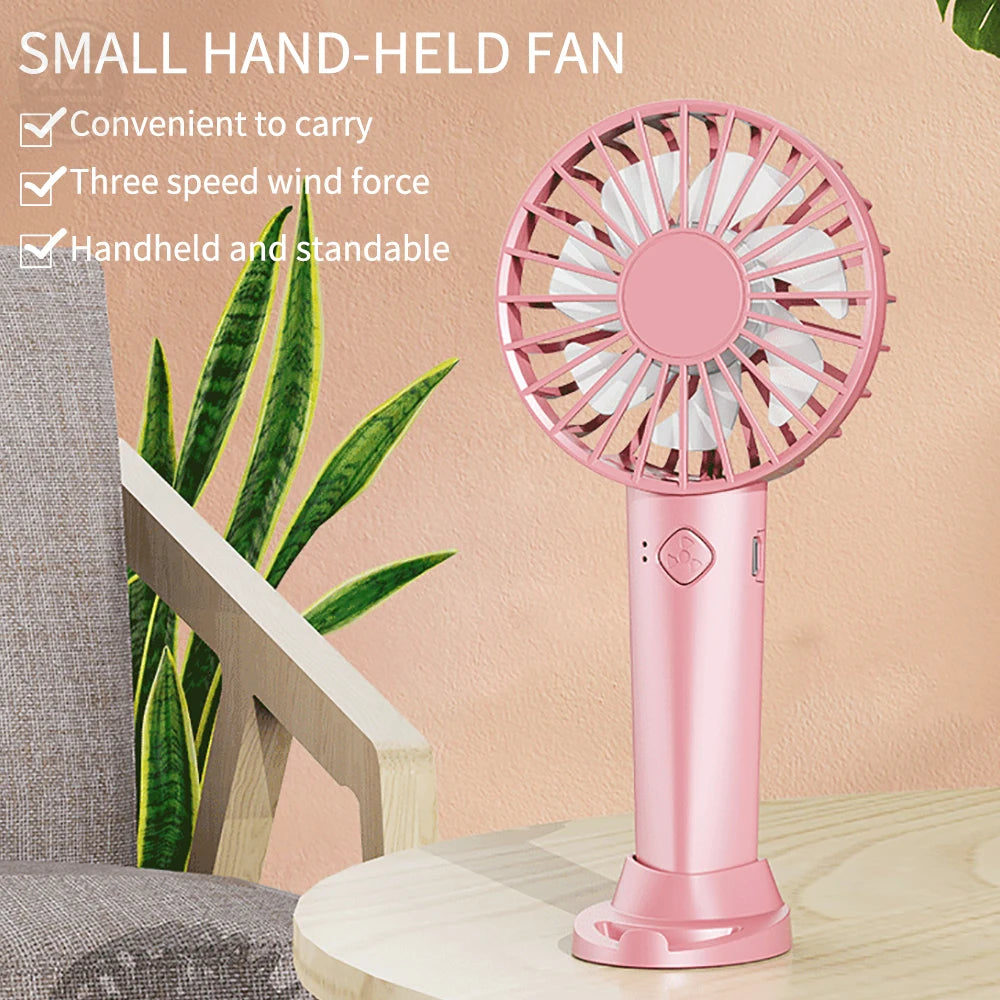 Desktop Mini Handheld Portable Fan