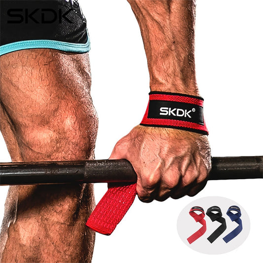 AthletiFit Weightlifting Anti-Slip Safety Wrist Straps for Bodybuilding