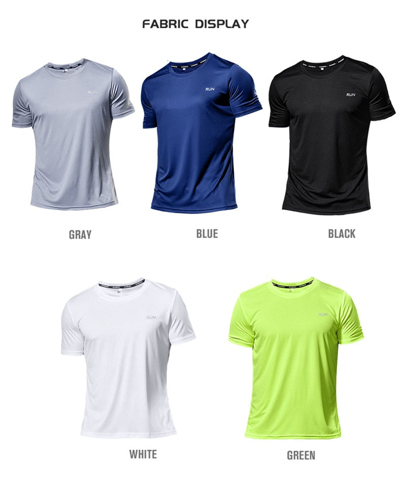 AthletiFit High Quality Quick Dry Men's Fitness T Shirt