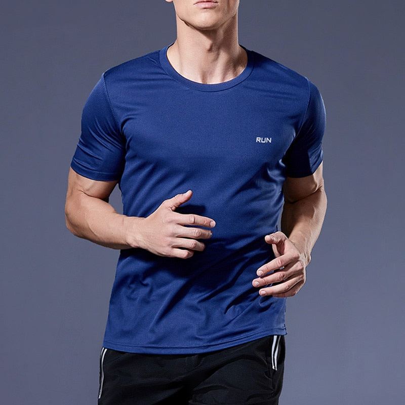 AthletiFit High Quality Quick Dry Men's Fitness T Shirt